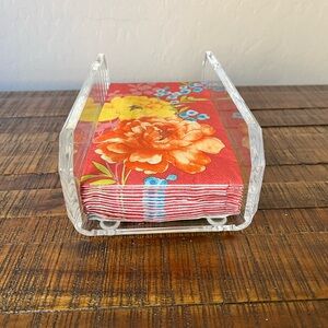 Lucite/Acrylic Napkin Holder